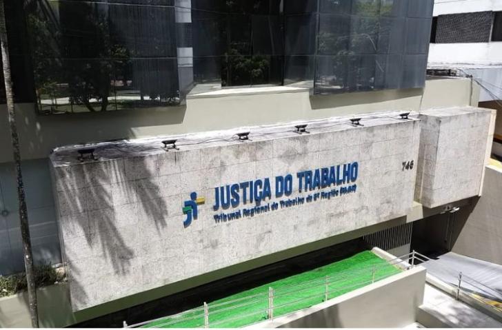 Fachada do Tribunal Regional do Trabalho da 8ª Região, em Belém, sede do concurso TRT 8